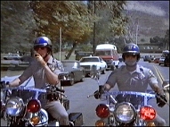Jon and Ponch riding